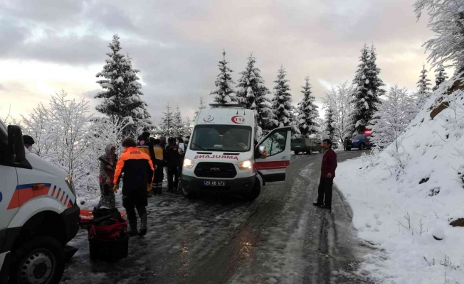 Giresun’da trafik kazası: 3 yaralı