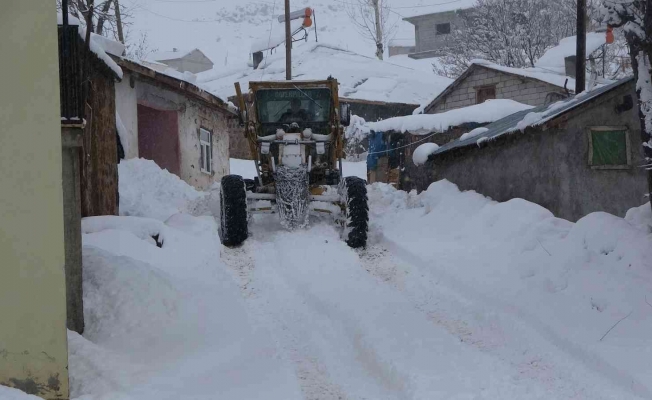 Muş’ta 115 köy yolu kardan kapandı