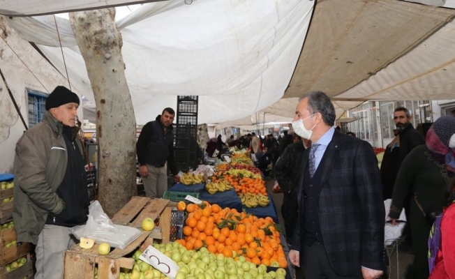 Başkan Kılınç, pazar esnafıyla bir araya geldi