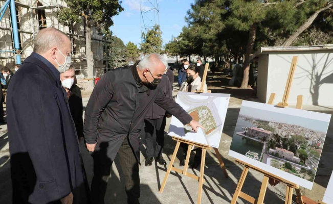 Cumhurbaşkanı Erdoğan, Divanhane binasını inceledi