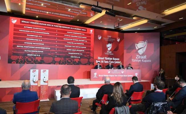 Ziraat Türkiye Kupası Son 16 Turu kura çekimi yapıldı