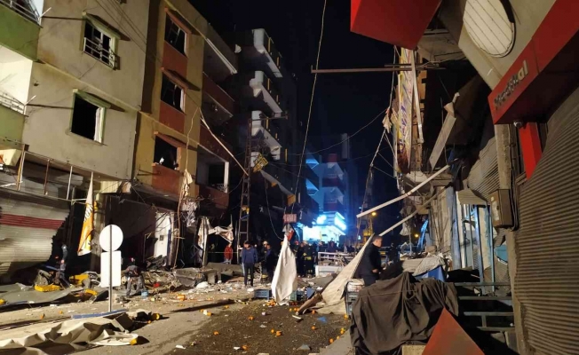 Gaziantep’te bir iş yerinde 4 adet sanayi tüpü patladı: Ortalık savaş alanına döndü