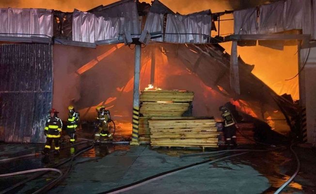 Meksika’da, fabrikadaki yangın paniğe neden oldu