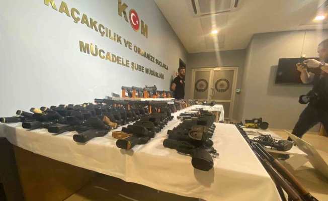 Bursa tarihinde tek seferde ele geçirilen en fazla silah operasyonu