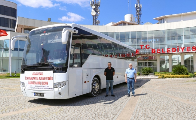 Burhaniye’de araç filosuna bir otobüs eklendi