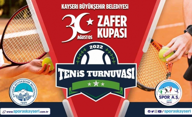 Büyükşehir Spor A.Ş.’den 30 Ağustos Zafer Kupası Tenis Turnuvası