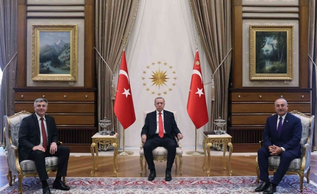 Cumhurbaşkanı Erdoğan, Bulgaristan Hak ve Özgürlükler Hareketi Partisi Genel Başkanı Karadayı’yı kabul etti
