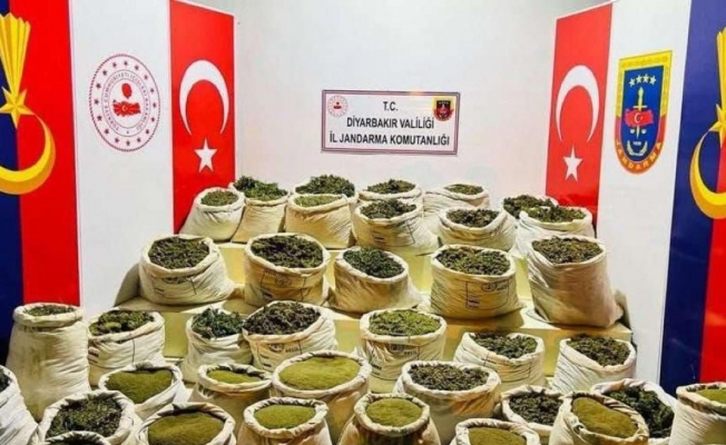 Diyarbakır’da terörün finans kaynağına darbe: 28 milyon 553 bin 274 kök uyuşturucu madde ele geçirildi
