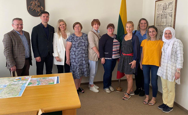 Dördüncü Uluslararası proje faaliyetlerini Litvanya'nın başkenti Vilnius'ta gerçekleştirildi.