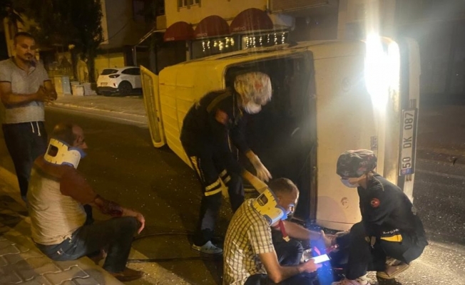 Nevşehir’de alkollü ve ehliyetsiz sürücü kaza yaptı: 2 yaralı