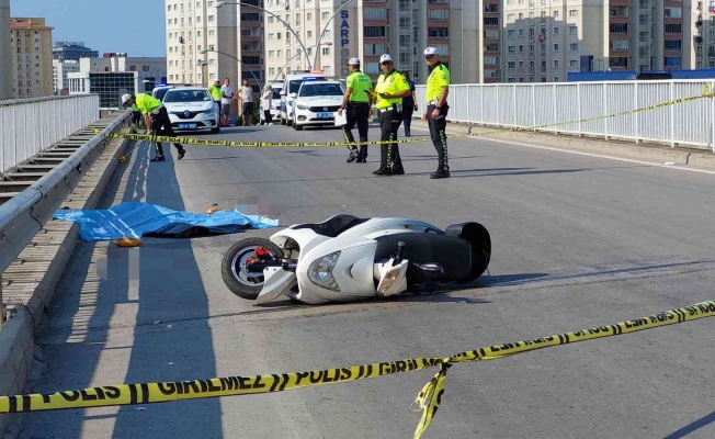 Samsun’da kamyonun çarptığı elektrikli bisikletin sürücüsü hayatını kaybetti