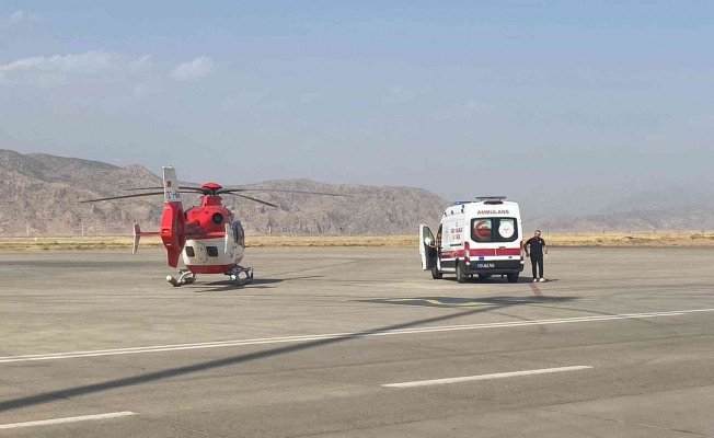 Şırnak’ta ambulans helikopter prematüre bebek için havalandı