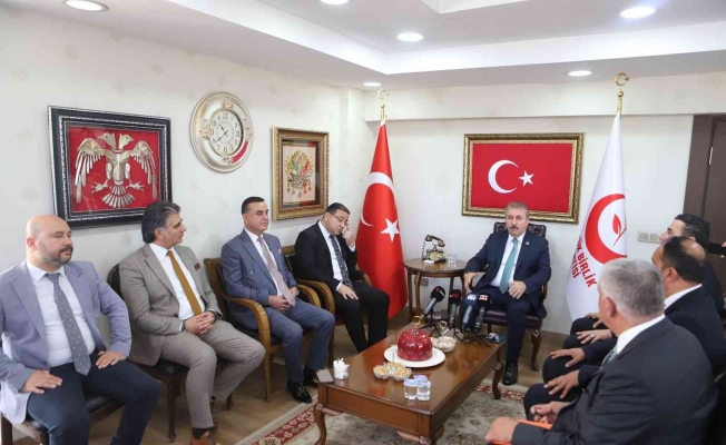 BBP Lideri Destici: "Hedefimiz Cumhur İttifakı’nın adayı olan mevcut Cumhurbaşkanı Recep Tayyip Erdoğan Bey’in seçilmesidir"