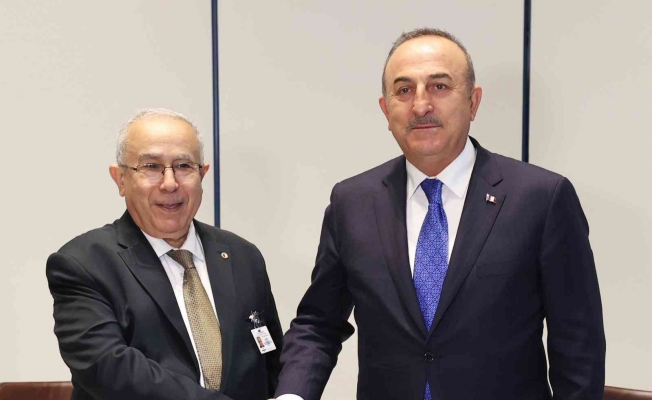 Dışişleri Bakanı Çavuşoğlu, Cezayir Dışişleri Bakanı Ramtane Lamamra ile görüştü