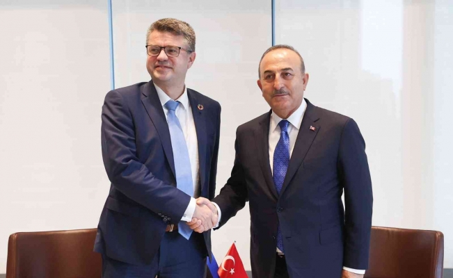 Dışişleri Bakanı Çavuşoğlu, Estonya Dışişleri Bakanı Reinsalu ile görüştü