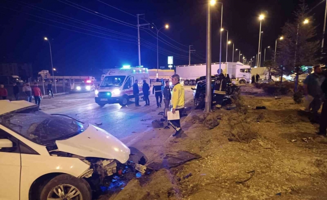 Konya’da iki otomobil çarpıştı: 1 ölü, 2 yaralı