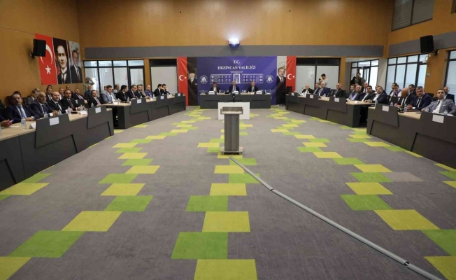 Erzincan’da İl Koordinasyon Kurulu toplantısı yapıldı