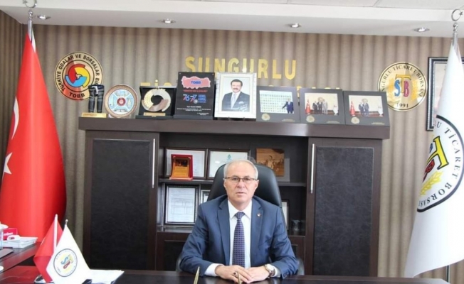 Sungurlu Ticaret Borsası Başkanı Mustafa Kürbüz güven tazeledi