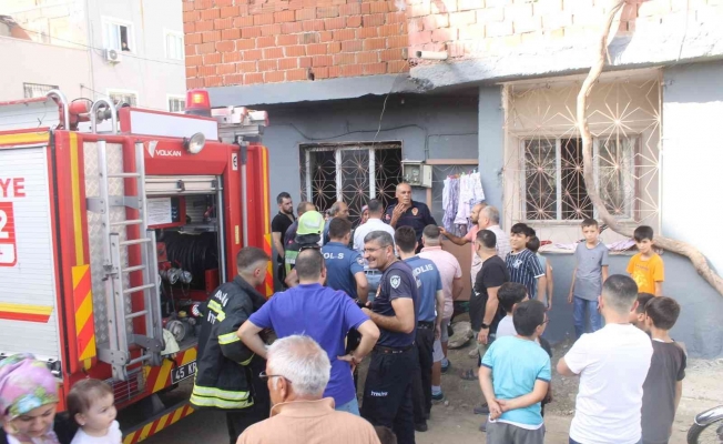 Turgutlu’da bir evde çıkan yangın korkuttu