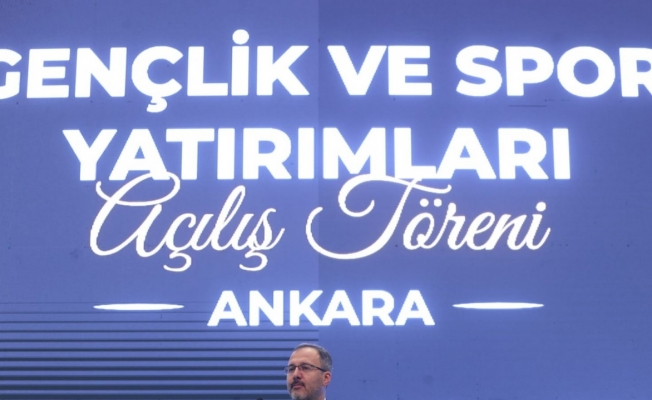 Bakan Kasapoğlu: "Ankara’da 20 yıl önce 30 olan spor tesisi sayısı bugün 150’ye yaklaşmış durumda"