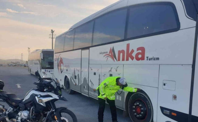 Aydın’da otobüsler tek tek kontrol edildi