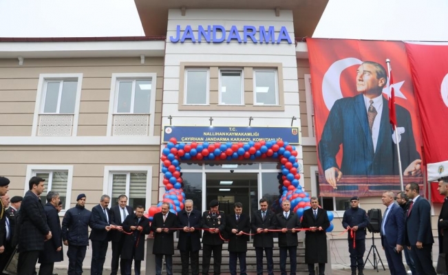 Çayırhan Jandarma Karakol Komutanlığı hizmet binası açıldı
