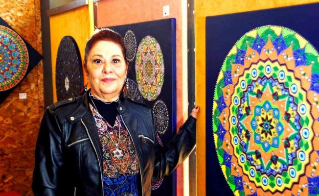 Fethiye’de ’Mandala Ve Taş Boyama’ sergisi açıldı