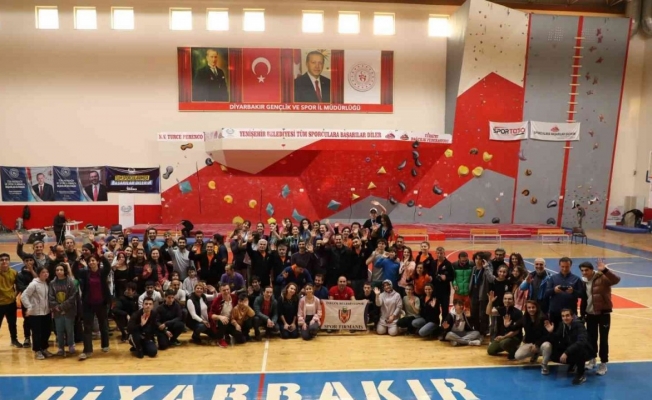 Diyarbakır’da Tırmanış Türkiye Şampiyonası düzenlendi