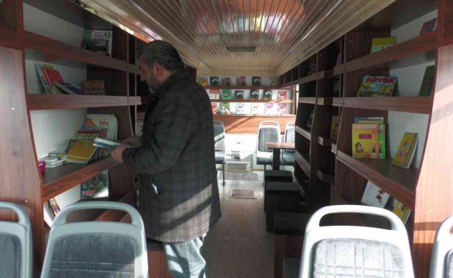 Kütüphanesi olmayan okulların kütüphanesi ‘Kitapbüs’ olacak