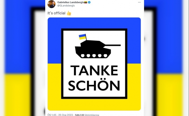 Litvanya Dışişleri Bakanı Landsbergis’ten Almanya’ya Leopard teşekkürü: “Tanke schön”