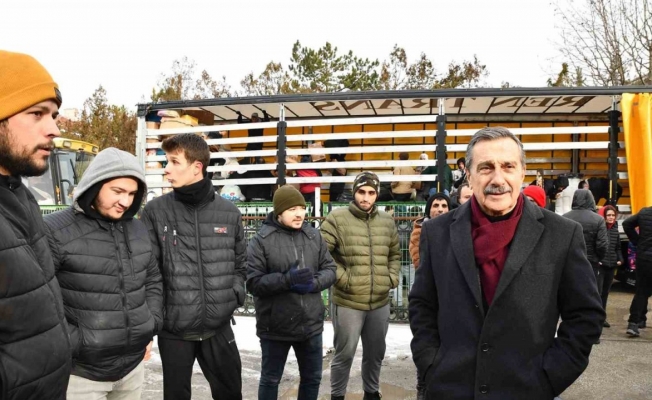 Başkan Ataç Eskişehir halkına yardımlarından dolayı teşekkür etti