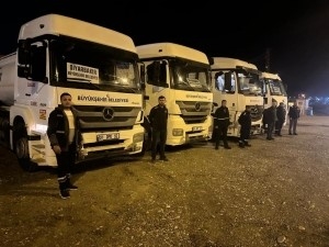 Diyarbakır selden zarar gören Şanlıurfa’ya araç ve personel desteği